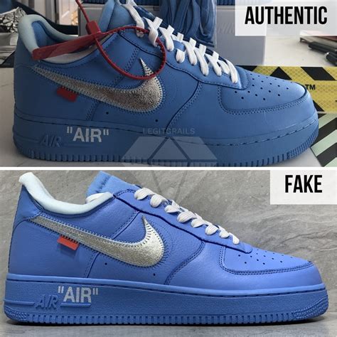 nike off white air force 1 real vs fake - Nike Air Force 1 authentication.